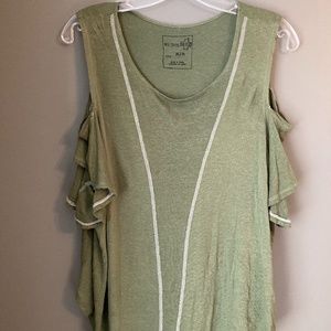 Free People Cold Shoulder Top